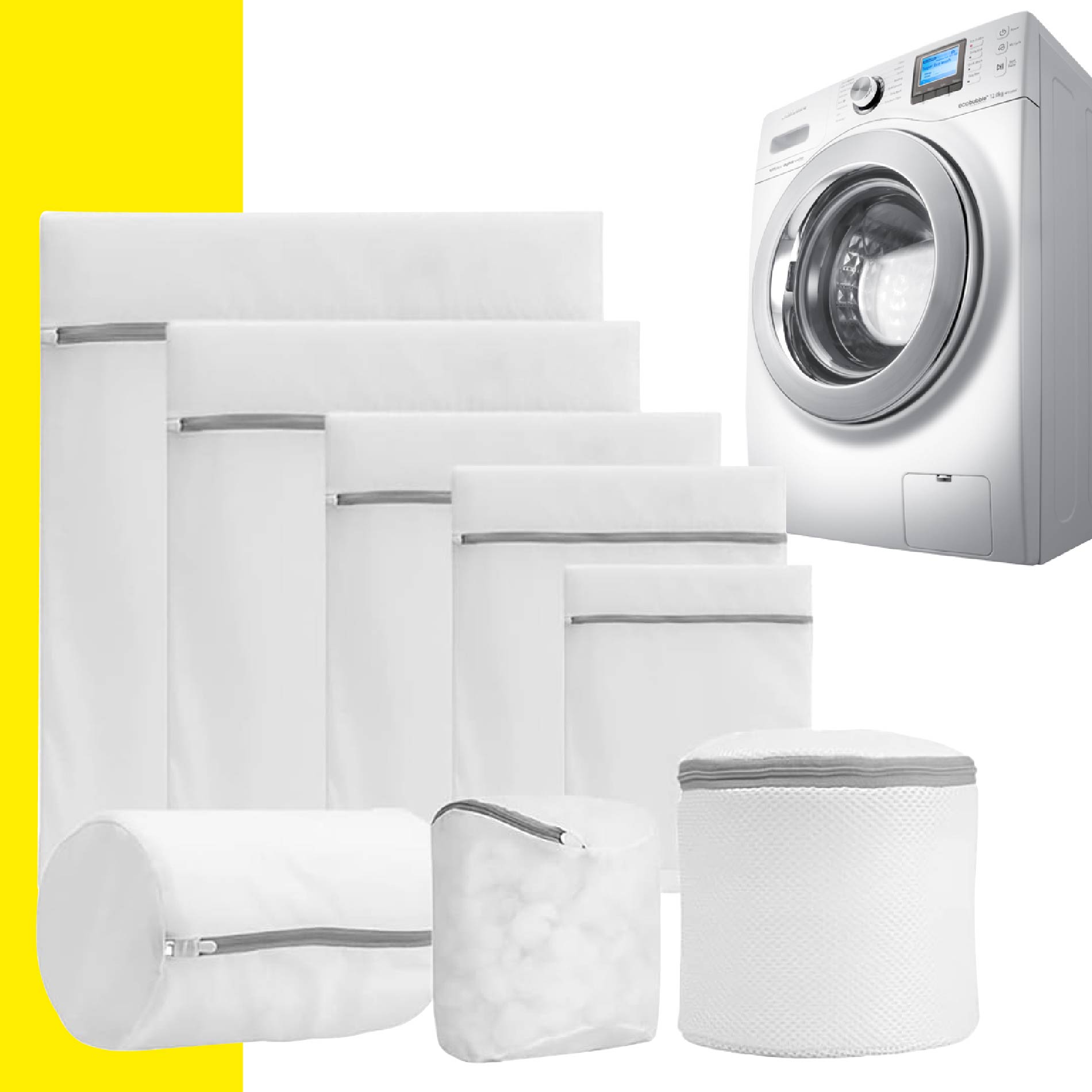 Set X8 Bolsas Malla para Lavadora Ropa